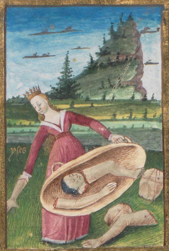 667x992, 137 Kb / средневековье, части тела, корона, королева