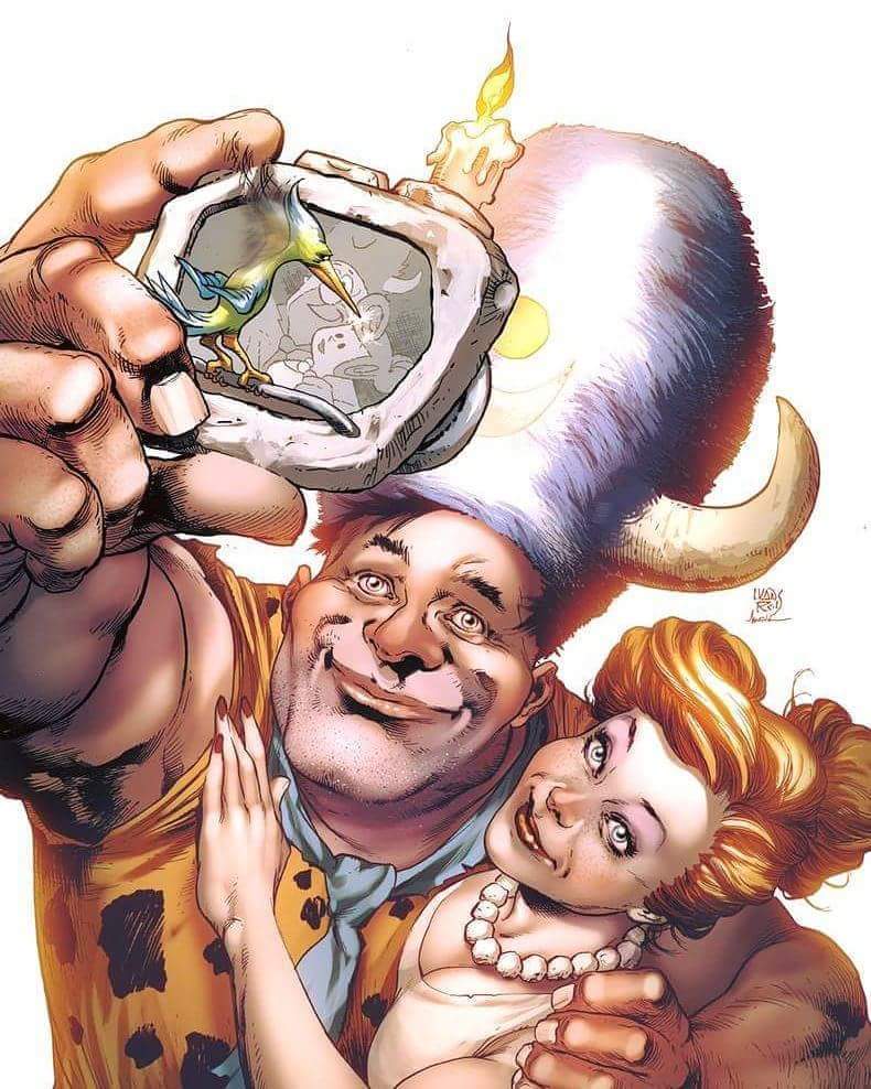 790x988, 113 Kb / флинстоуны, селфи, свеча