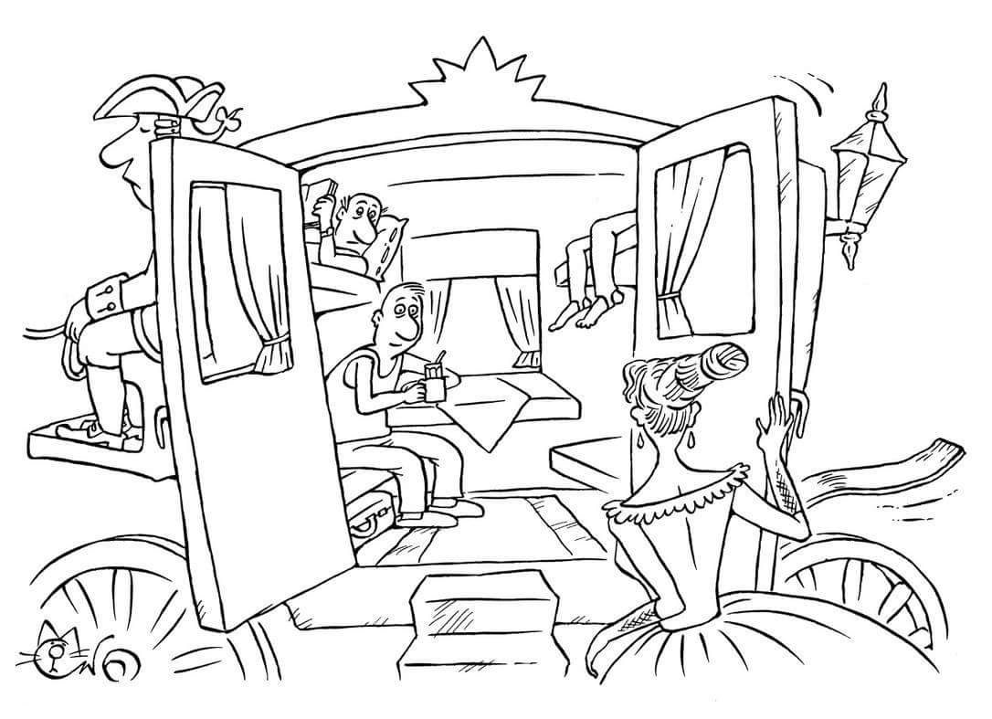 1086x787, 83 Kb / карета, плацкарт, принцесса, Максим, Смагин