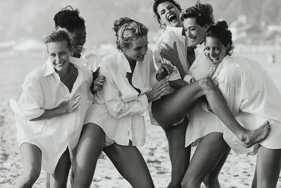 940x630, 154 Kb / супермодели, ч/б, тарлингтон, евангелиста, сеймур, Питер, Линдберг