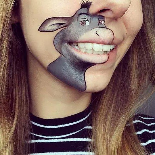 539x539, 78 Kb / осёл, бодиарт