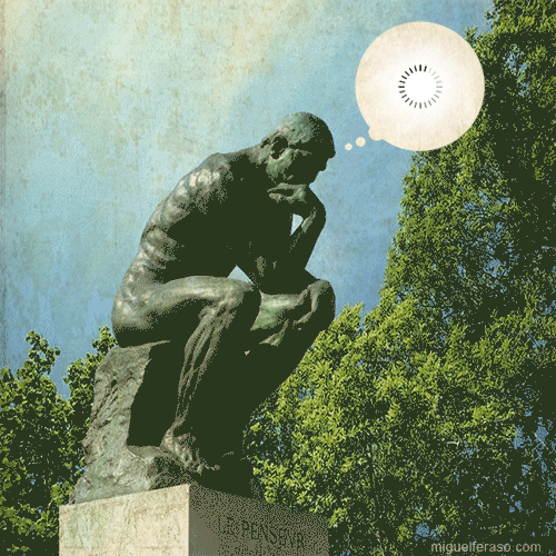 500x500, 256 Kb / мыслитель, памятник