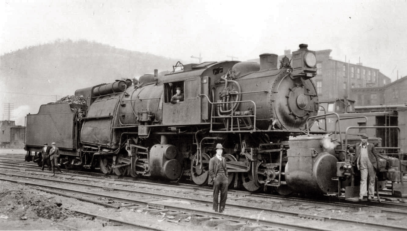 1332x756, 172 Kb / Паровоз, Alco L-1, Erie RR Compound Articulated, 0-8-8-0 Camelback, Mallet