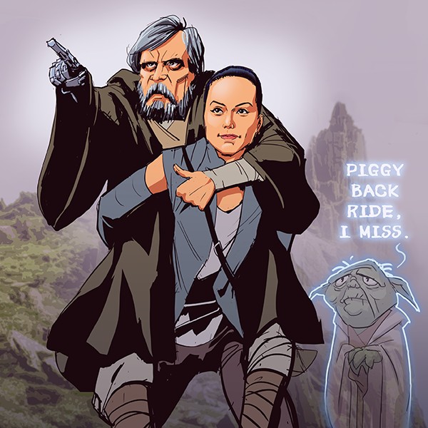 600x600, 90 Kb / джедай, падаван, Люк, Йода, Рей, Звёздные Войны, Starwars, pungang