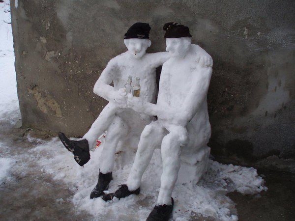 600x450, 47 Kb / снеговики, туфли, шапка