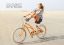 велосипед, полосатая, блондинка