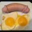 яйца, сарделька