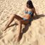 купальник, пляж, сиськи, песок, Хельга Ловкейти, Helga Lovekaty