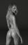 попа, голая, ч/б