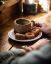 пончики, чашка, рука, часы, кольцо
