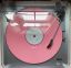 винил, розовый, проигрыватель, пластинка