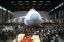самолет, ангар, толпа, СССР, Мрия, Ан-225