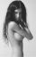 Ч/Б, голая, сбоку