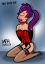 futurama, bdsm, leela, cartoon