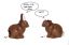 зайцы, шоколадные