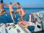 яхта, море, девки, могучие, ляжки, голые