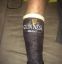 guinness, гиннес, нога, гипс